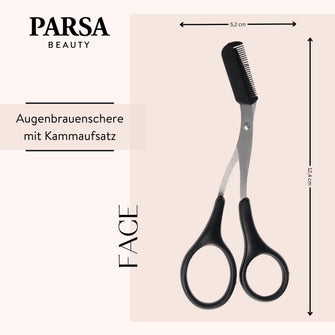 PARSA Beauty ESSENTIAL Augenbrauenschere – präzise & fein geschliffen