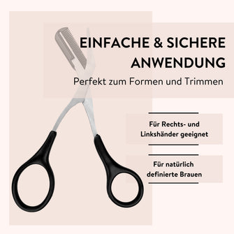 PARSA Beauty ESSENTIAL Augenbrauenschere – präzise & fein geschliffen