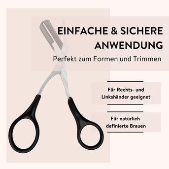 PARSA Beauty ESSENTIAL Augenbrauenschere – präzise & fein geschliffen