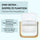PARSA Beauty ESSENTIAL Kosmetikspiegel Bambus 1x 5x Schminkspiegel
