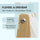 PARSA Beauty ESSENTIAL Kosmetikspiegel Bambus 1x 5x Schminkspiegel