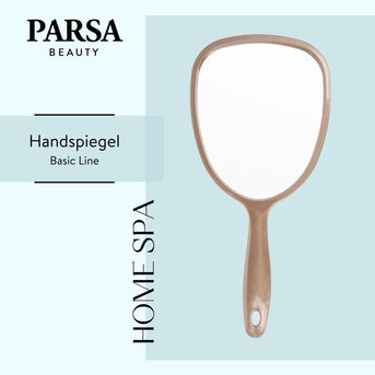PARSA Beauty ESSENTIAL Handspiegel champagner Schminkspiegel