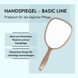 PARSA Beauty ESSENTIAL Handspiegel champagner Schminkspiegel