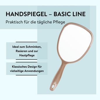 PARSA Beauty ESSENTIAL Handspiegel champagner Schminkspiegel