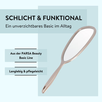 PARSA Beauty ESSENTIAL Handspiegel champagner Schminkspiegel