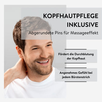 PARSA Beauty MEN Haarbürste lang schmal Herren Styling Brush