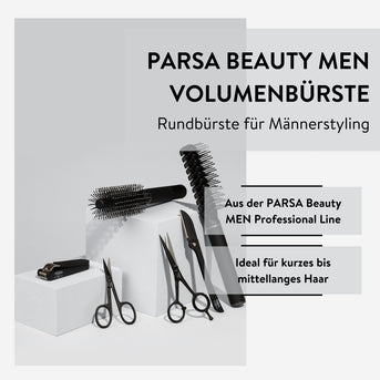 PARSA Beauty MEN Rundföhnbürste klein Herren Styling Brush