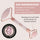PARSA Beauty NATURE LOVE Rosenquarzroller Gesichtsmassage Roller