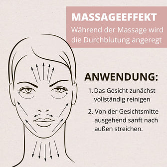 PARSA Beauty NATURE LOVE Rosenquarzroller Gesichtsmassage Roller