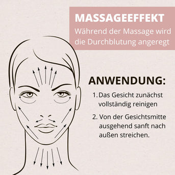 PARSA Beauty NATURE LOVE Rosenquarzroller Gesichtsmassage Roller