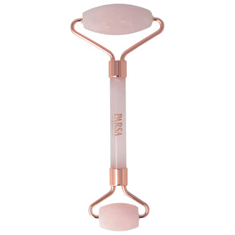 PARSA Beauty NATURE LOVE Rosenquarzroller Gesichtsmassage Roller
