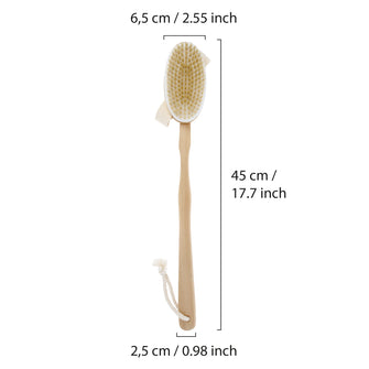 PARSA Beauty Holz-Badebürste abnehmbar aus FSC®-zertifiziertem Bambusholz