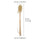 PARSA Beauty Holz-Badebürste abnehmbar aus FSC®-zertifiziertem Bambusholz