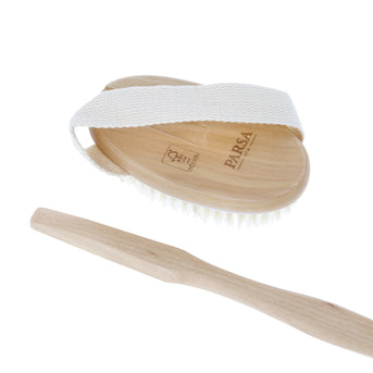 PARSA Beauty Holz-Badebürste abnehmbar aus FSC®-zertifiziertem Bambusholz