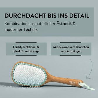PARSA Beauty NATURE LOVE Entwirr-Haarbürste – Korkgriff & Borsten