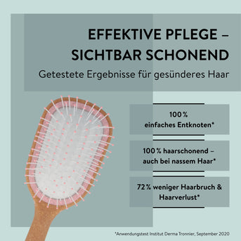 PARSA Beauty NATURE LOVE Haarbürste klein oval Kork Wet & Dry