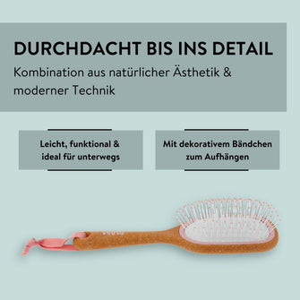 PARSA Beauty NATURE LOVE Haarbürste klein oval Kork Wet & Dry