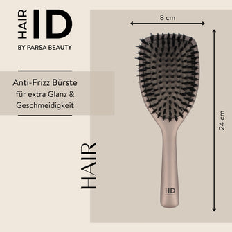 PARSA Beauty HAIR ID Anti-Frizz Paddle Bürste mit Hyaluron & Collagen