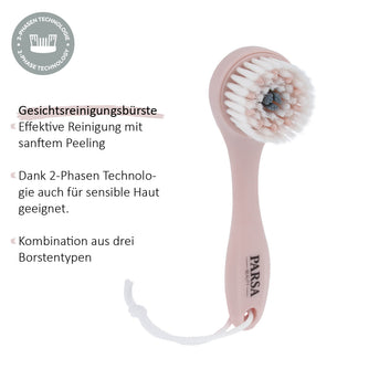 PARSA Beauty CLEAN & CARE Gesichtsreinigungs und Peelingbürste
