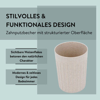PARSA Beauty NATURE LOVE Zahnputzbecher Organic – nachhaltig & stylisch
