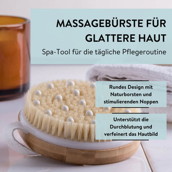 PARSA Beauty WELLNESS Bambus Handmassagebürste Massage Tool