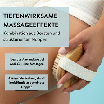 PARSA Beauty WELLNESS Bambus Handmassagebürste Massage Tool