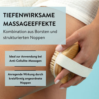 PARSA Beauty WELLNESS Bambus Handmassagebürste Massage Tool