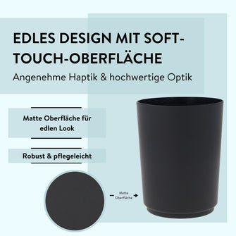 PARSA Beauty ESSENTIAL Zahnputzbecher Flair – rutschfest & modern