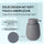 PARSA Beauty ESSENTIAL Seifenspender Pure grau Badaccessoire