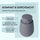 PARSA Beauty ESSENTIAL Seifenspender Pure grau Badaccessoire