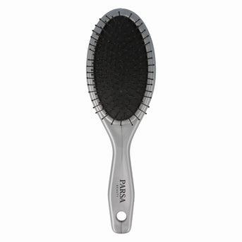 PARSA Beauty ESSENTIAL Unicolor Bürste oval Metallpins grau