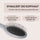 PARSA Beauty ESSENTIAL Haarbürste oval klein Metallpins grau