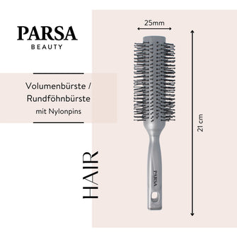 PARSA Beauty ESSENTIAL Unicolor Rundföhnbürste Nylonpins 25mm