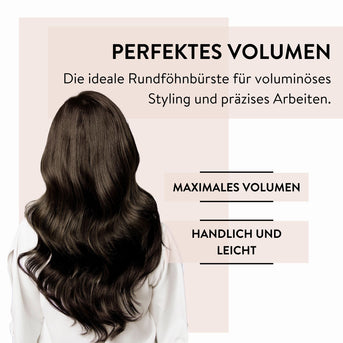 PARSA Beauty ESSENTIAL Unicolor Rundföhnbürste Nylonpins 25mm