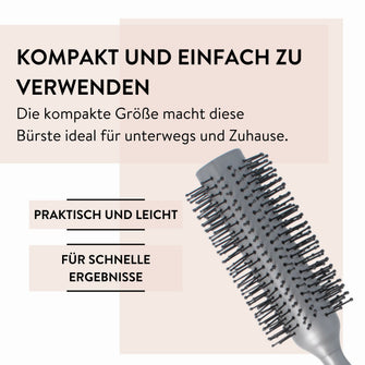 PARSA Beauty ESSENTIAL Unicolor Rundföhnbürste Nylonpins 25mm