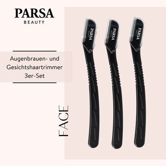 PARSA Beauty ESSENTIAL Gesichtshaartrimmer – präzise für Augenbrauen & feine Härchen