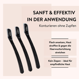 PARSA Beauty ESSENTIAL Gesichtshaartrimmer – präzise für Augenbrauen & feine Härchen
