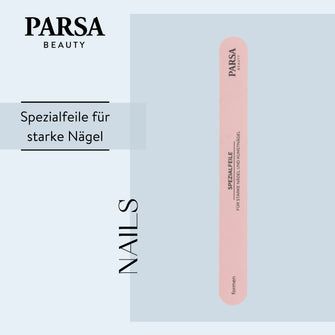 PARSA Beauty ESSENTIAL Spezialfeile starke Nägel Nagelfeile Set
