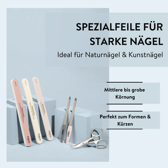 PARSA Beauty ESSENTIAL Spezialfeile starke Nägel Nagelfeile Set
