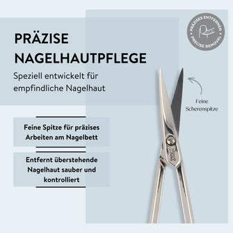 PARSA Beauty Professional Hautschere Solingen, extra schlank für präzise Maniküre