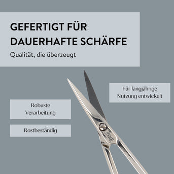 PARSA Beauty Professional Hautschere Solingen, extra schlank für präzise Maniküre