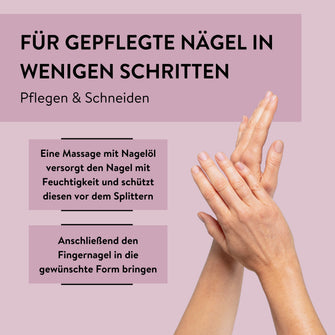 PARSA Beauty LOV.U Nagelschere rosa Edelstahl Nagelpflege Schere