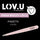 PARSA Beauty LOV.U Pinzette rosa Augenbrauen Pinzette Beauty Tool