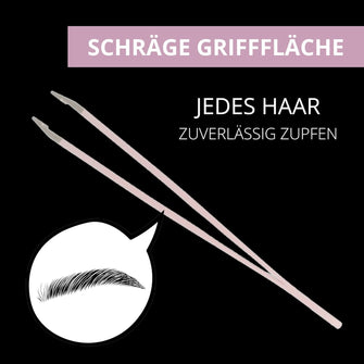 PARSA Beauty LOV.U Pinzette rosa Augenbrauen Pinzette Beauty Tool