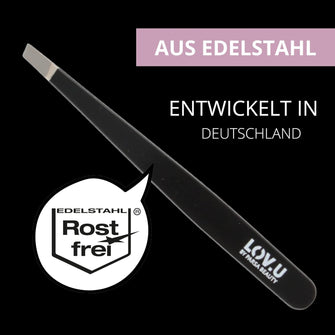 PARSA Beauty LOV.U Pinzette schwarz Augenbrauen Pinzette Beauty