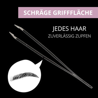 PARSA Beauty LOV.U Pinzette schwarz Augenbrauen Pinzette Beauty
