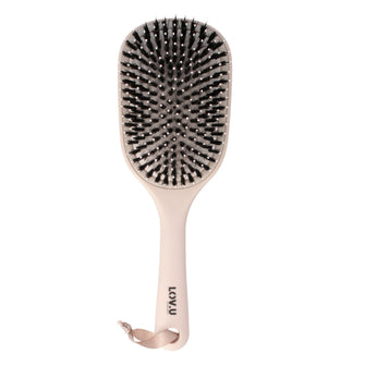 PARSA Beauty LOV.U Paddle Entwirrbürste Wet & Dry mit Wildschweinborsten in Beige