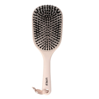 PARSA Beauty LOV.U Paddle Entwirrbürste Wet & Dry mit Wildschweinborsten in Beige