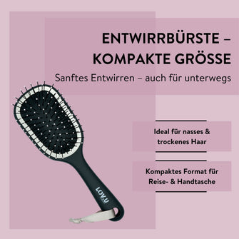 PARSA Beauty LOV.U Entwirrbürste klein – kompakt & sanft