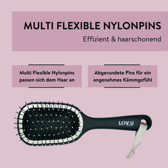 PARSA Beauty LOV.U Entwirrbürste klein – kompakt & sanft